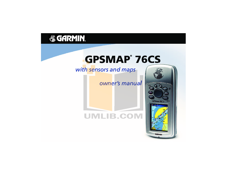 garmin gps 76csx manual